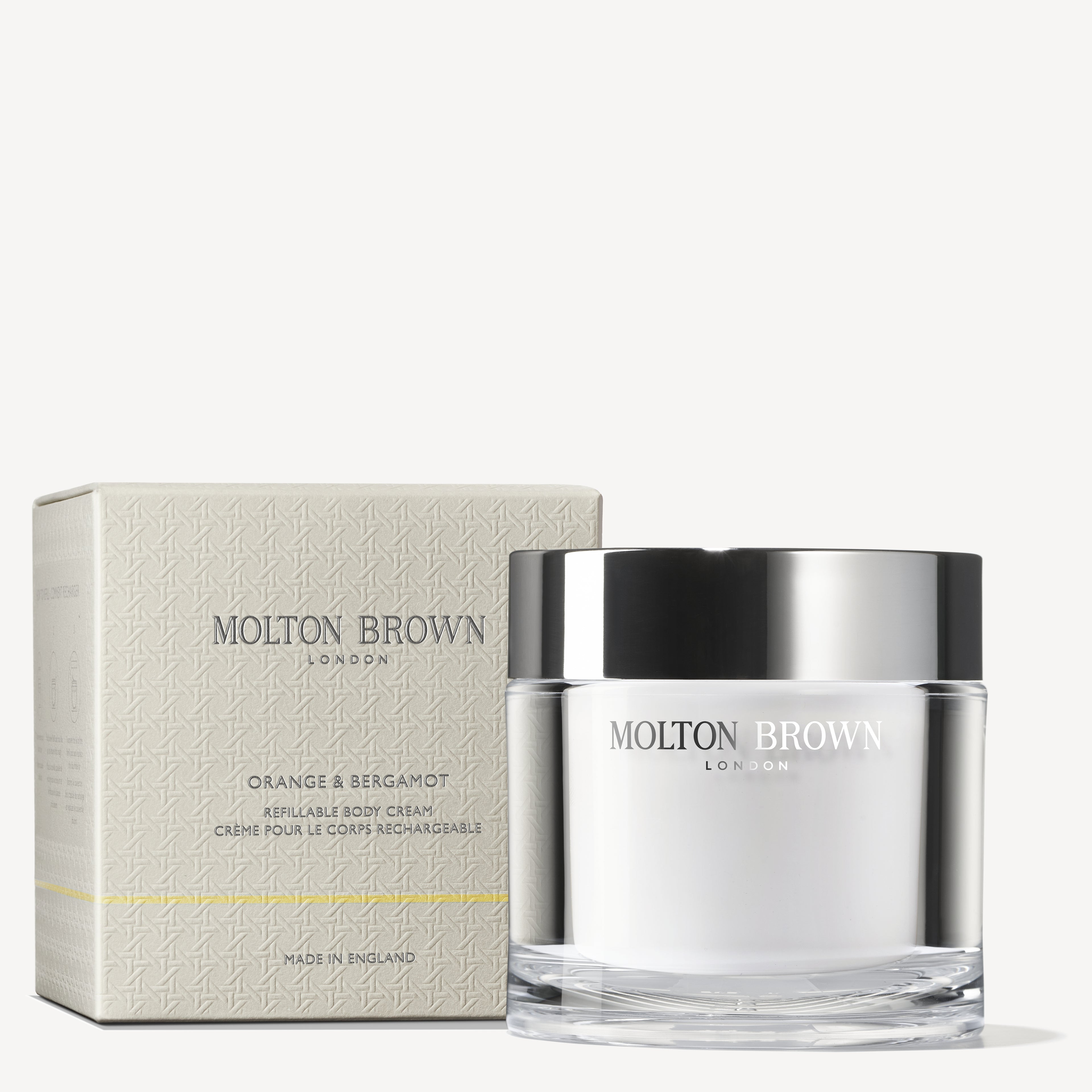 Orange & Bergamot Krem do ciała z możliwością uzupełnienia 200 g