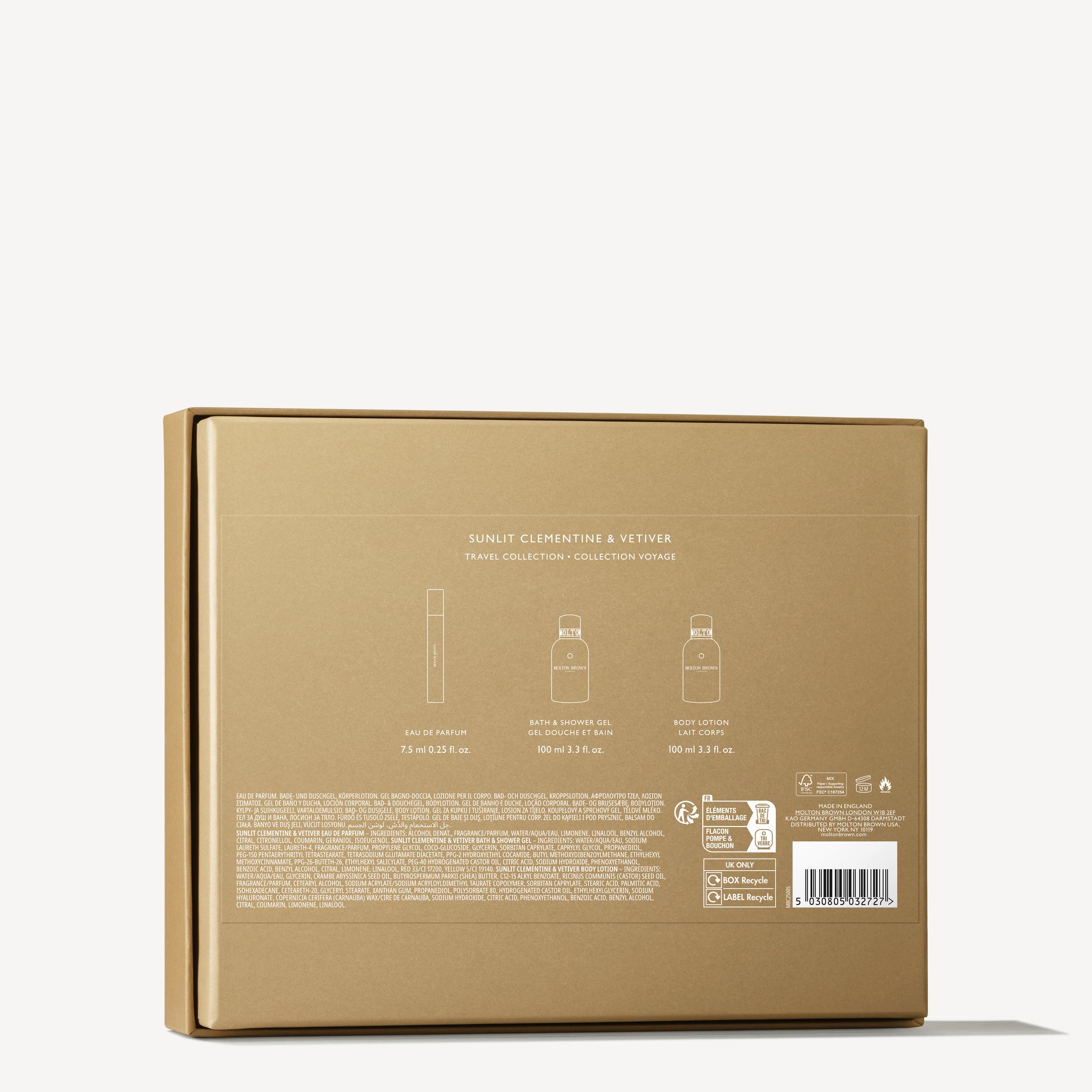 Sunlit Clementine & Vetiver zestaw na prezent